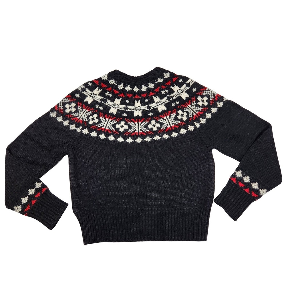 Polo Ralph‎ Lauren Large Fair Isle Wool Alpaca Sweater Black Multi S MSRP 498 NW - Picture 13 of 16